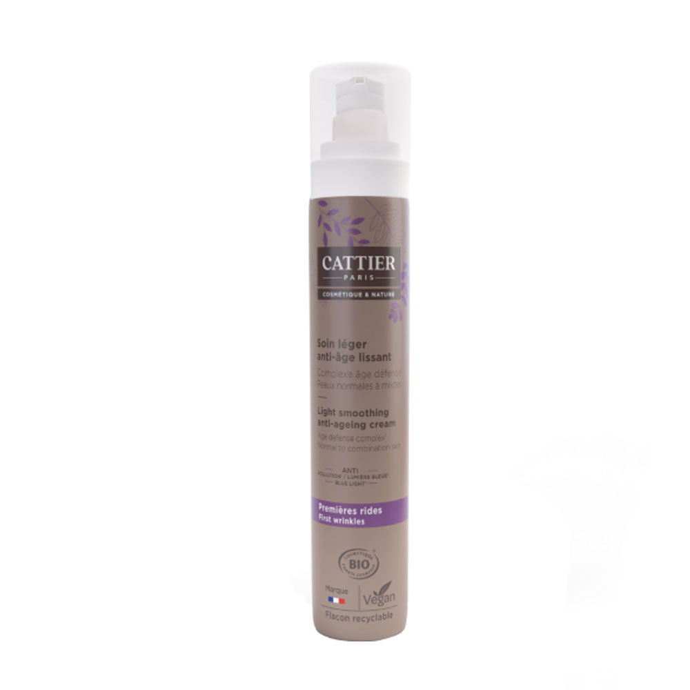 Cattier Antiedad Crema ligera alisadora pieles normales a mixtas bio Nectar Eternel 50ml