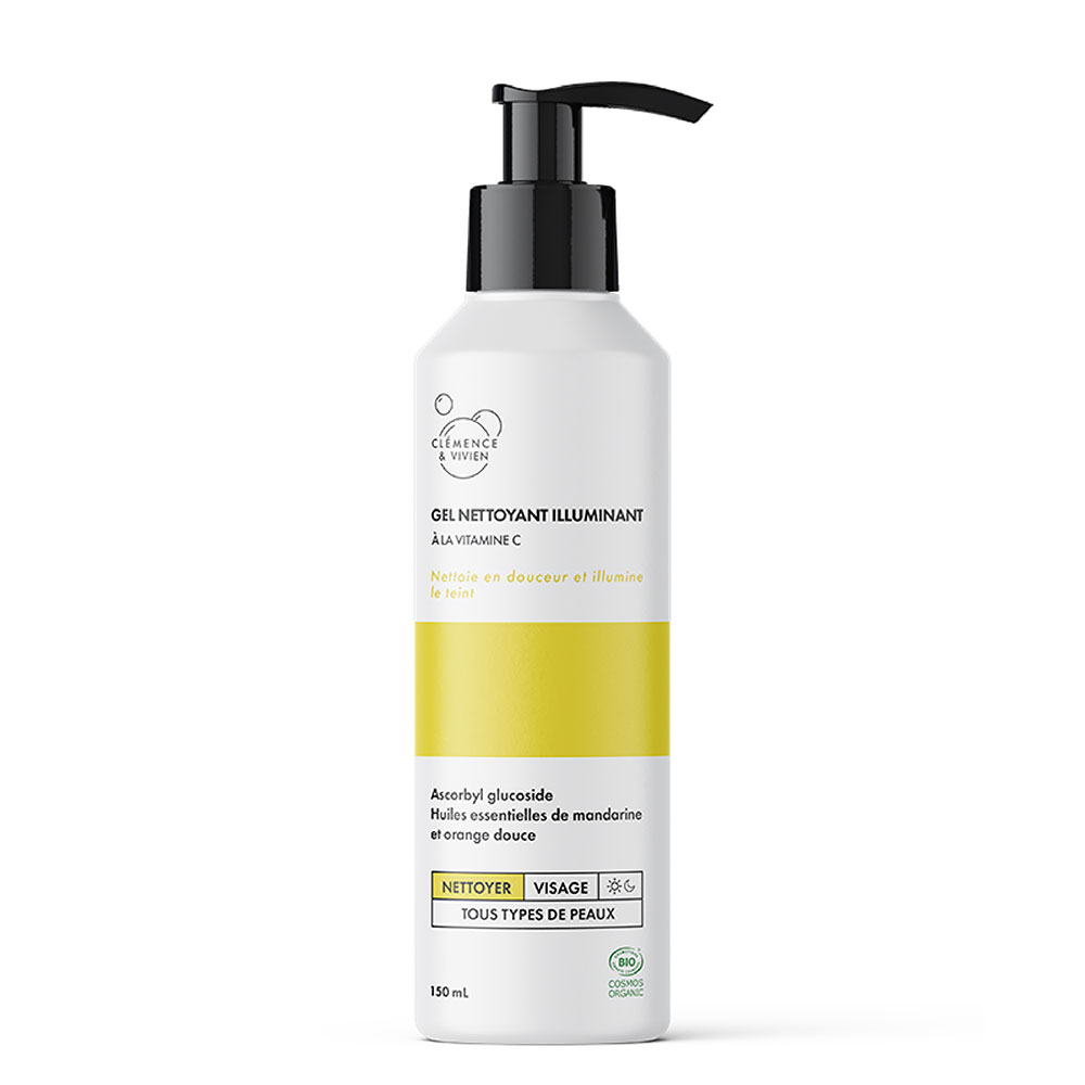 Clemence&Vivien Gel limpiador iluminador bio 150 ml