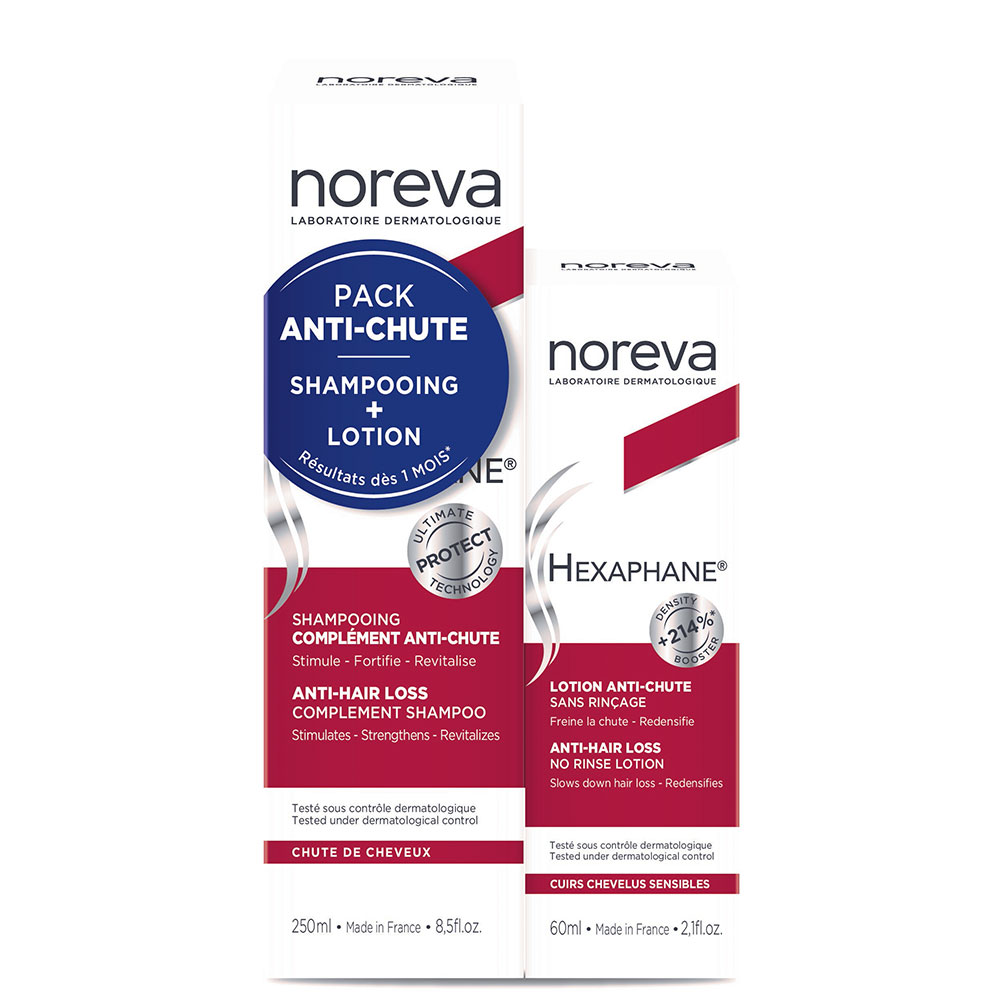 Noreva Hexaphane Pack Anti-Chute Shampooing et Lotion