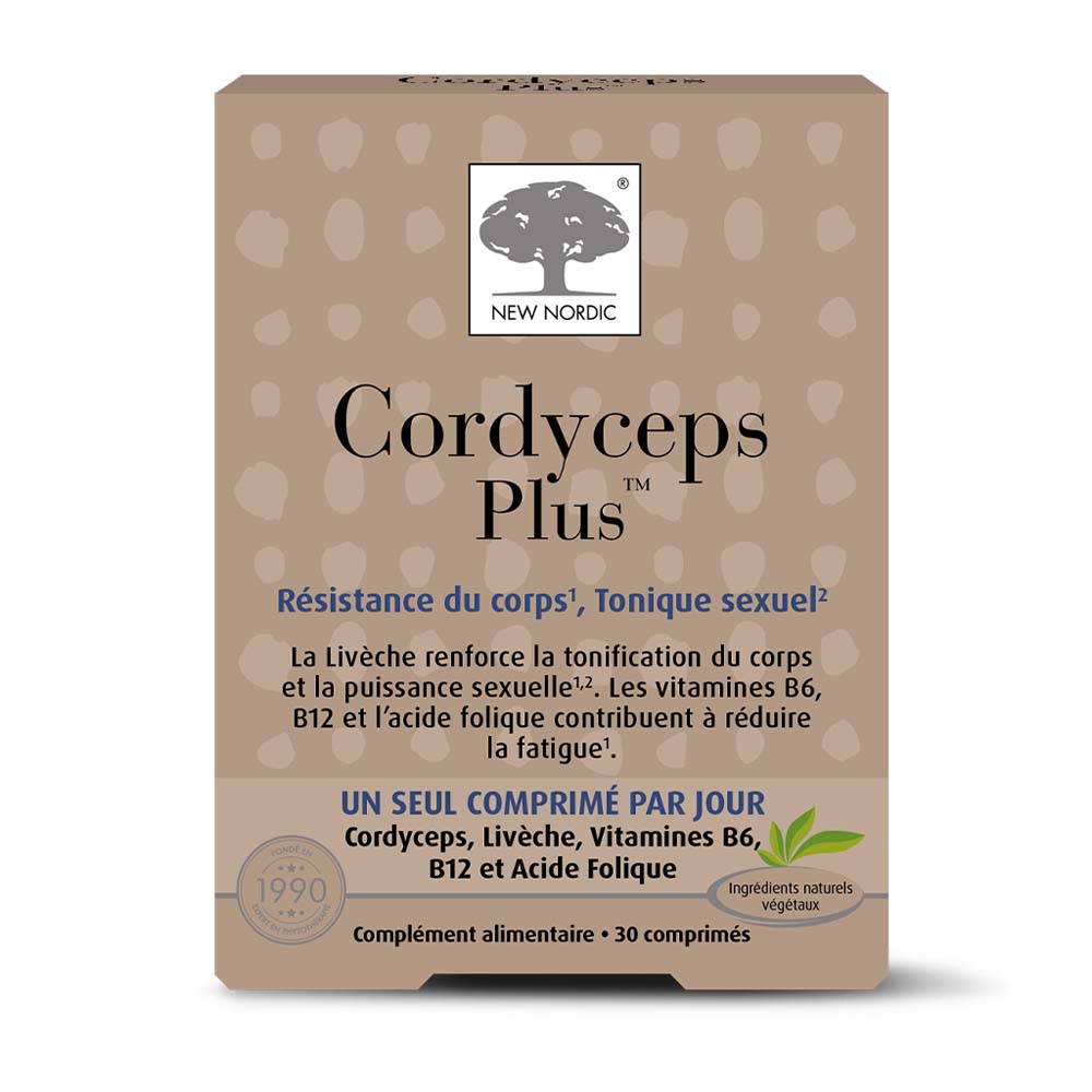 New Nordic Cordyceps plus 30 comprimidos