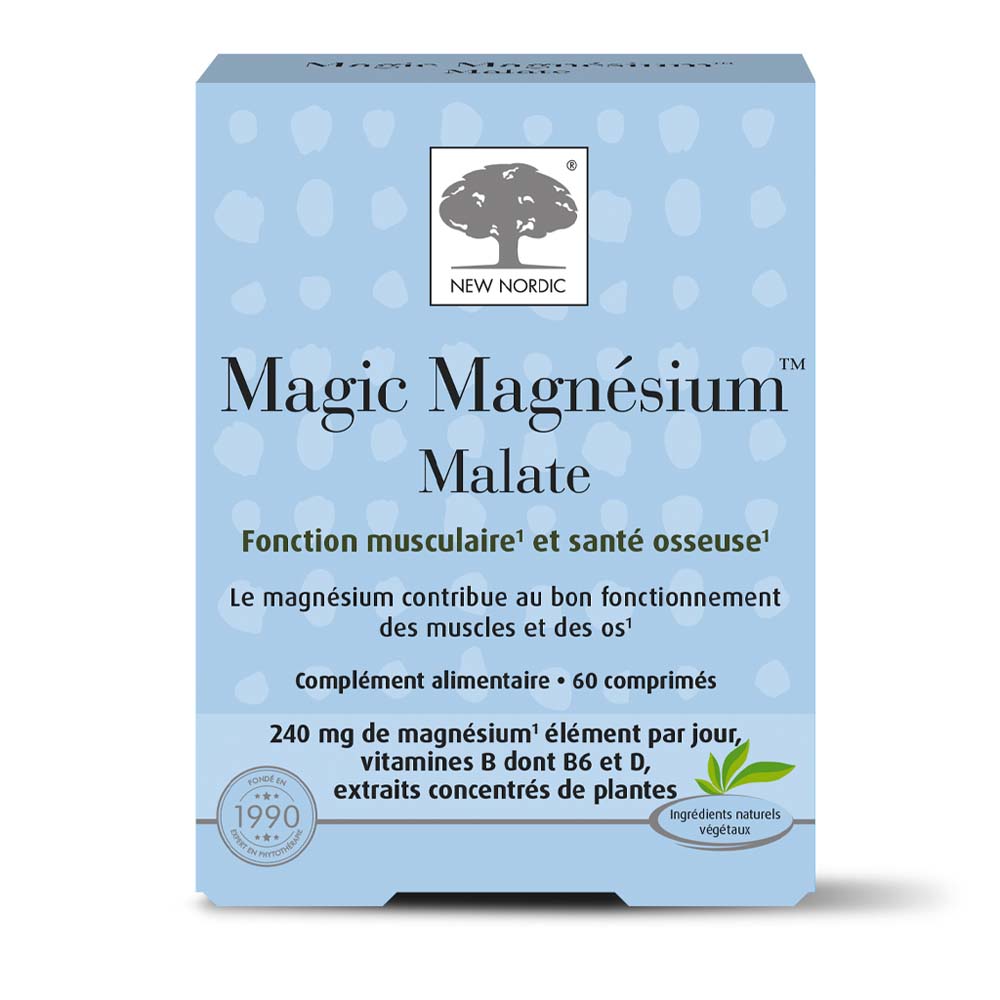 New Nordic Magic magnesio con malato 60 comprimidos