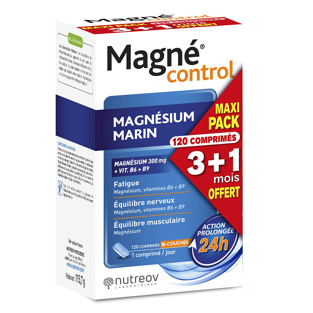 Nutreov Magné Control Magnésium Marin 120 comprimés