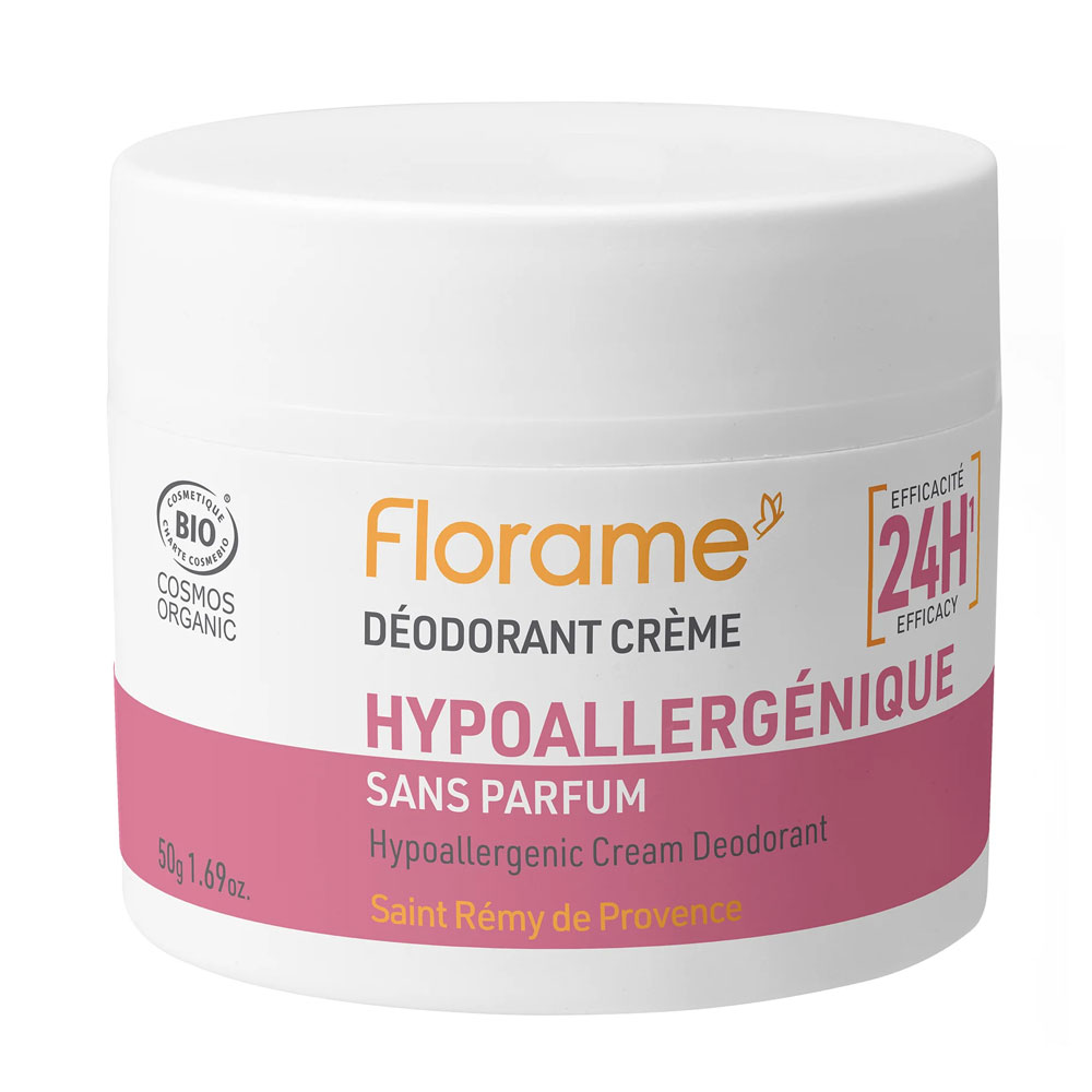 Florame Desodorante crema hipoalergénica bio 50g
