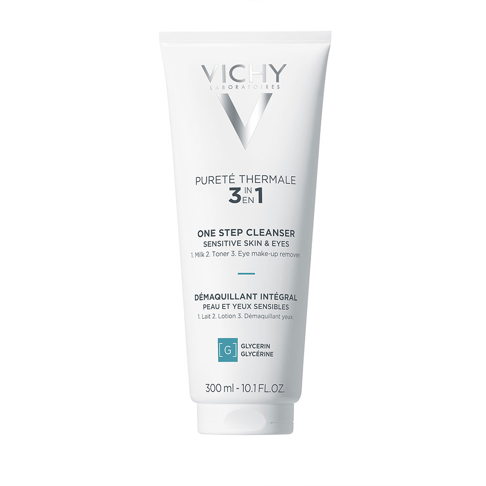 Vichy Purete Thermale Desmaquillante Intrégal 3 en 1 rostro y ojos pieles sensibles 300 ml
