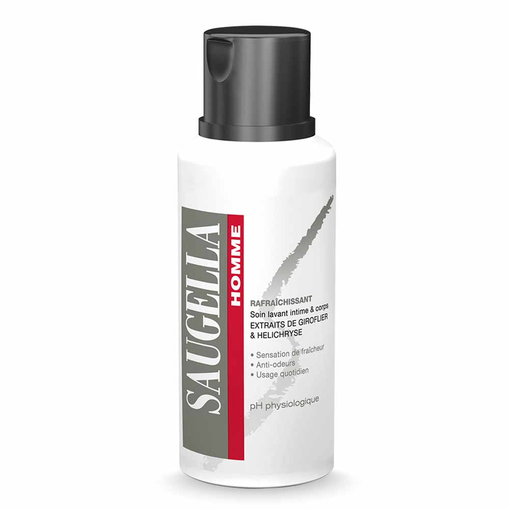 Saugella Hombre Gel íntimo y corporal efecto refrescante 200 ml
