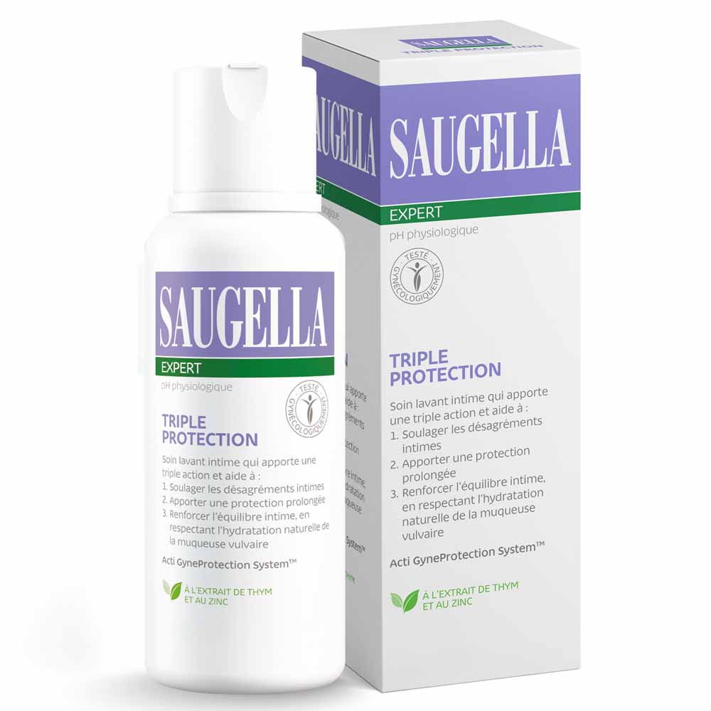 Saugella Triple protección gel limpiador íntimo molestias íntimas 250 ml