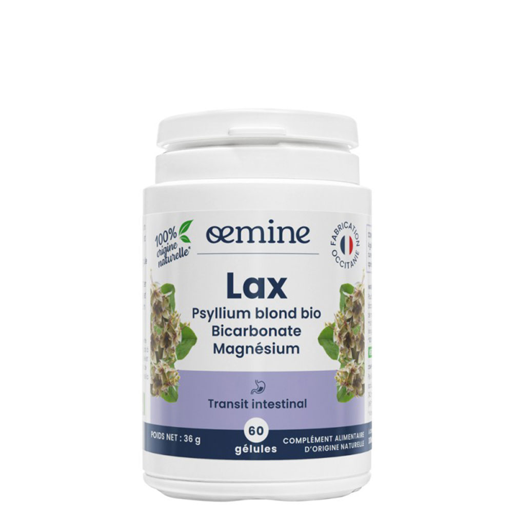 Oemine Lax psyllium rubio bio 60 cápsulas