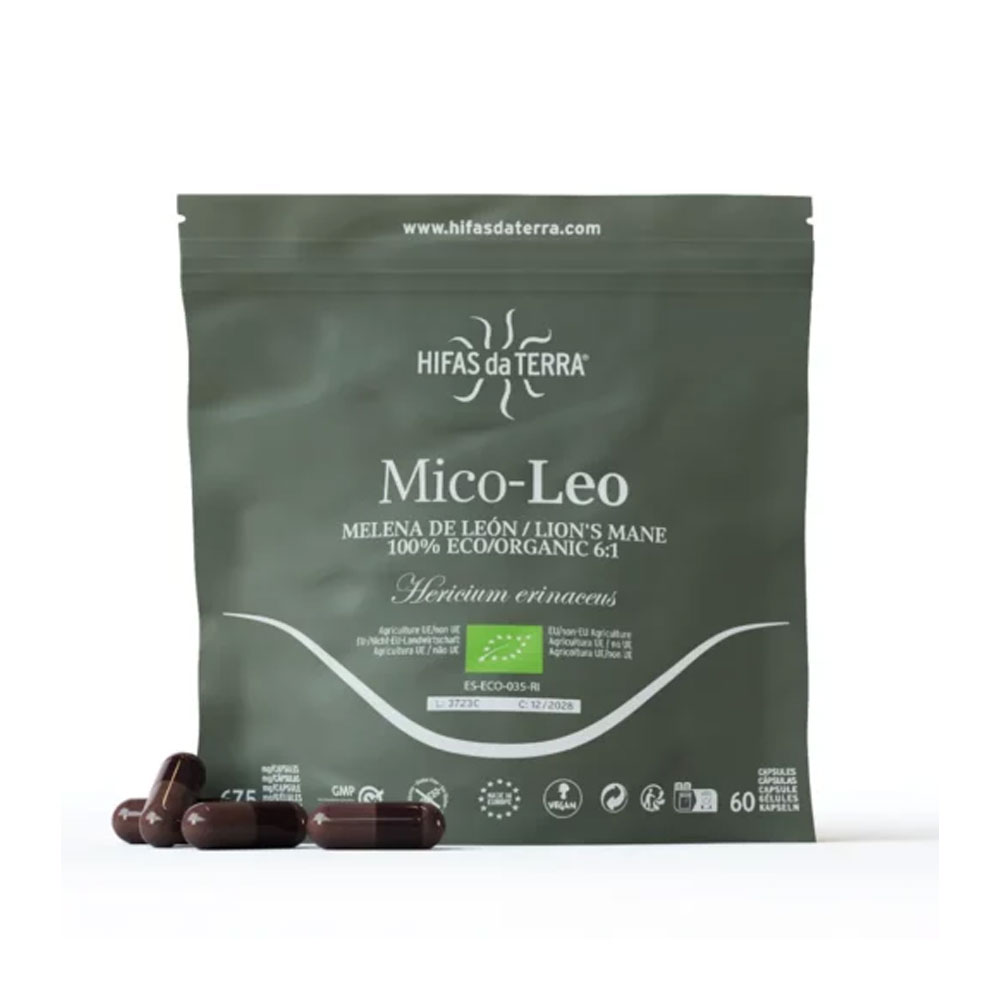 Hifas da Terra Mico-leo 60 cápsulas