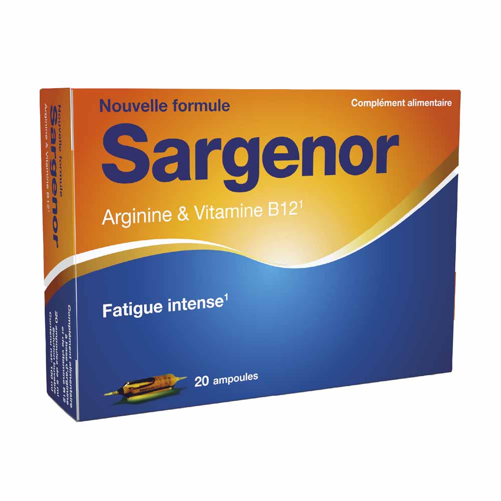 Sargenor Arginina y vitamina B12 20 ampollas
