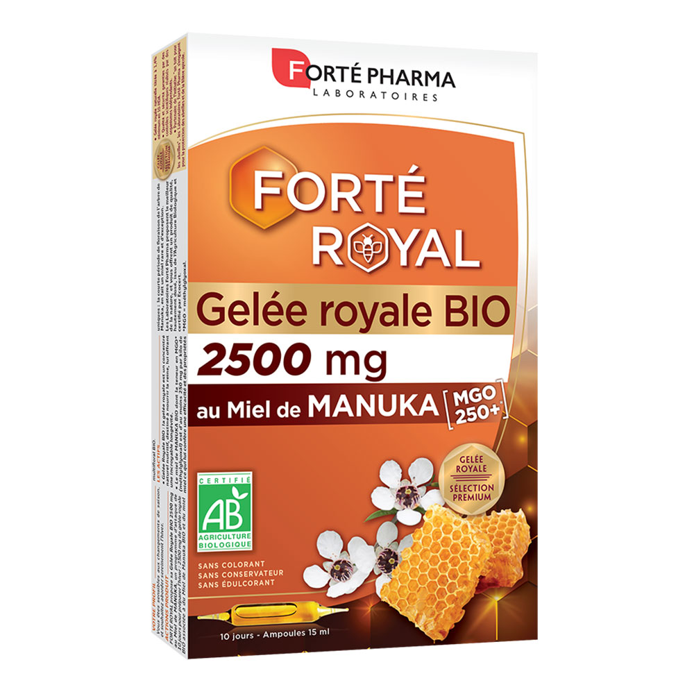 Forté Pharma Forté Real Bio 2500 mg con miel de Manuka 10 ampollas