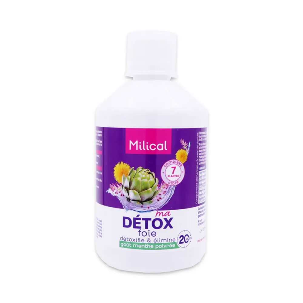 Milical Mi desintoxicación hígado sabor menta picante 500 ml