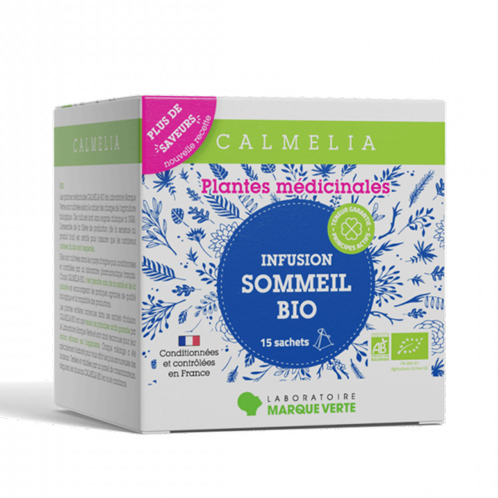 Calmelia Infusión ecológica para dormir 15 bolsitas de té
