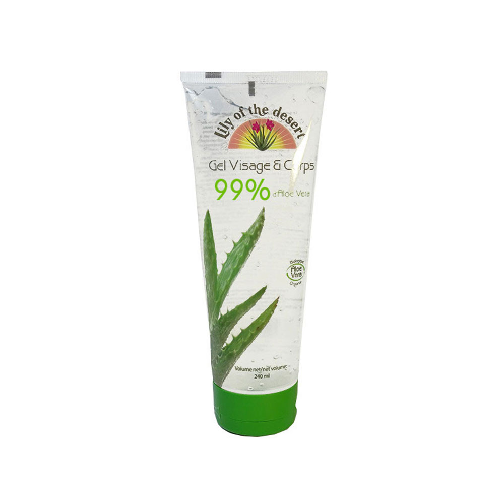 Lily Of The Desert Gel 99% de aloe vera para rostro y cuerpo 240 ml