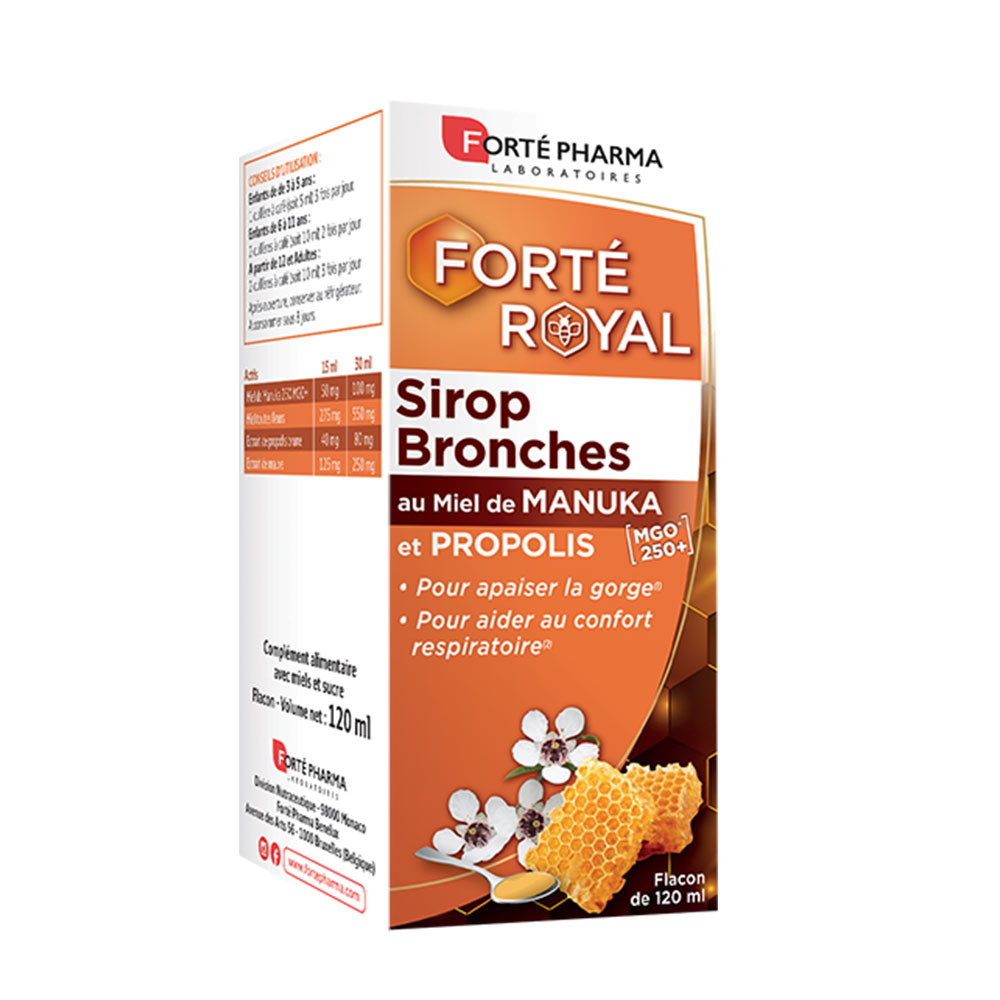Forté Pharma Forté Real Jarabe Bronquial de Miel de Manuka y Propolis 120 ml
