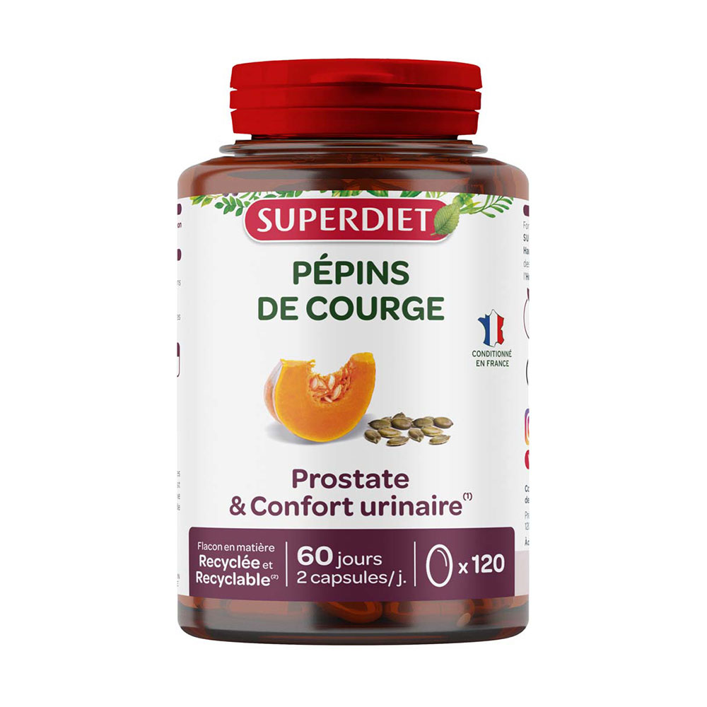 Superdiet Semillas de calabaza 120 cápsulas
