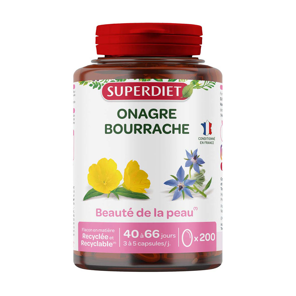Superdiet Aceite De Borraja Y Onagra 200 Capsulas 200 Capsules