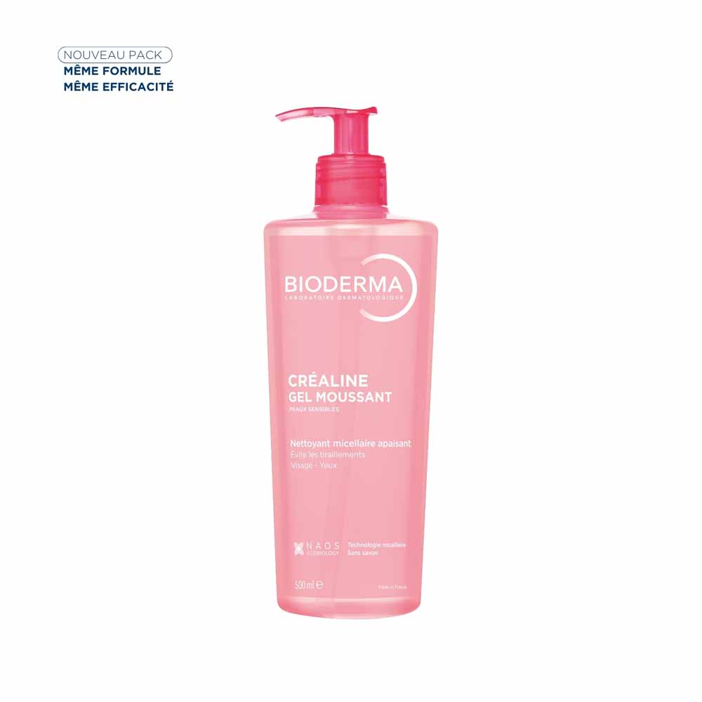 Bioderma Crealine Gel moussant limpiador calmante micelar pieles sensibles 500ml