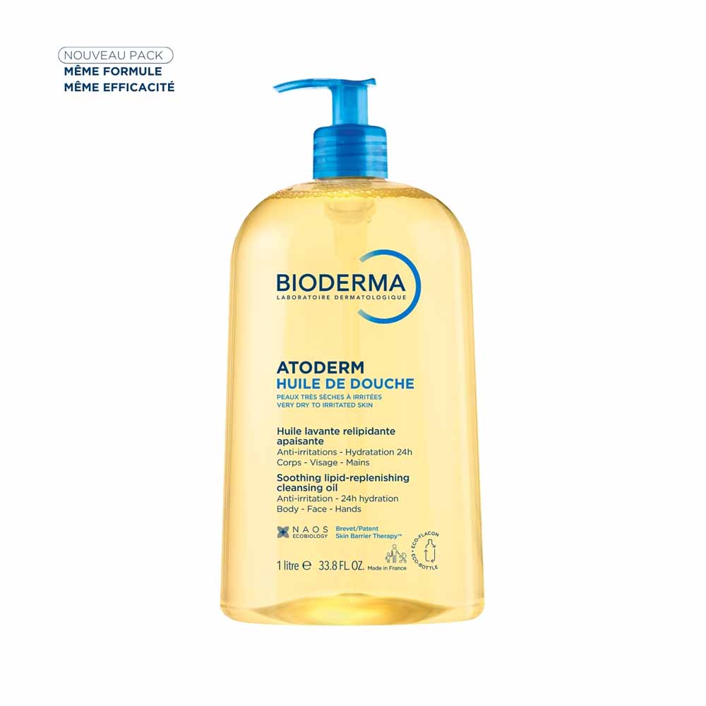 Bioderma Atoderm Aceite de ducha piel muy seca e irritada 1 L