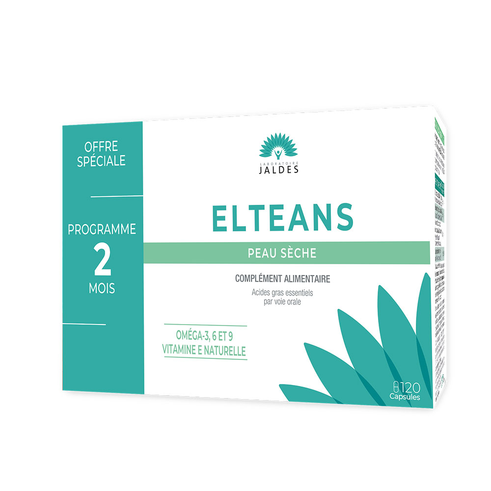 Jaldes Elteans Omega 3, 6, 9 piel seca 2x60 cápsulas