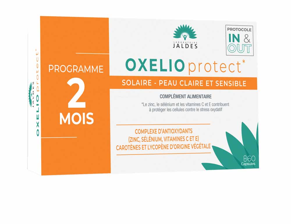 Jaldes Oxelio Protect pieles claras 60 cápsulas