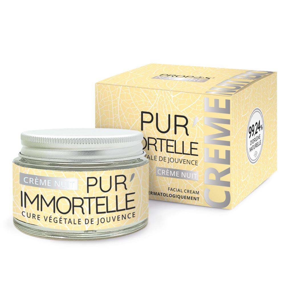 Propos'Nature Pur'Immortelle Crema facial de noche ecológica 50 ml