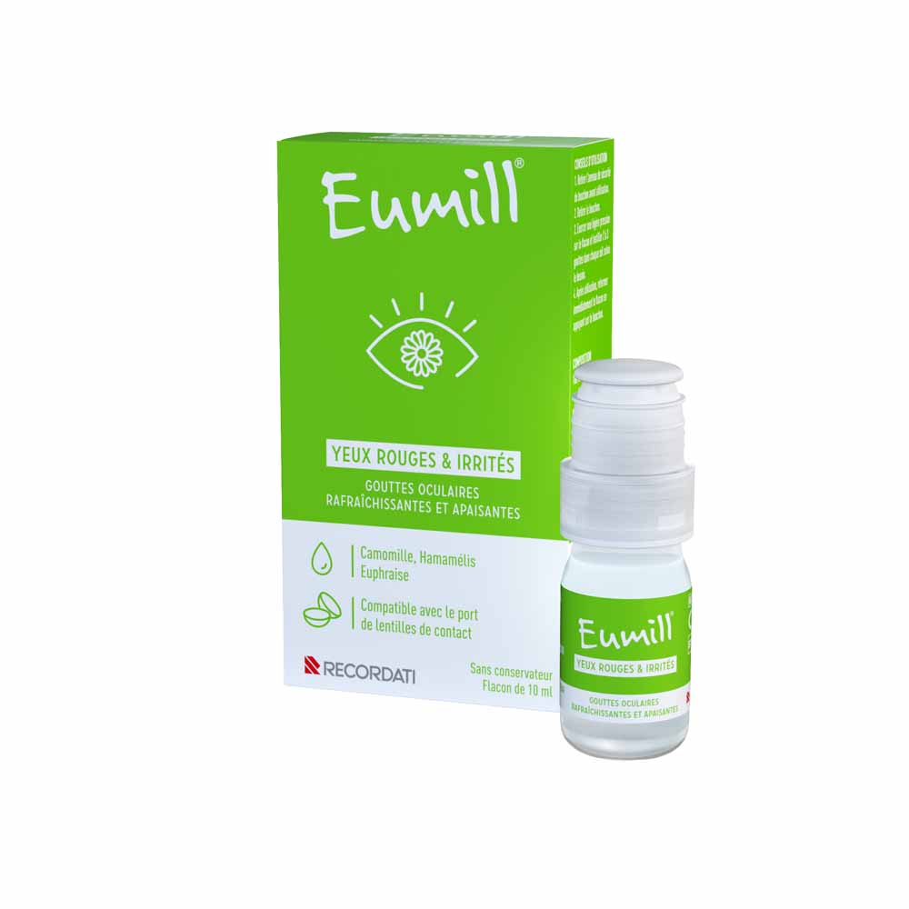 Eumill Colirio refrescante y calmante Ojos rojos e irritados