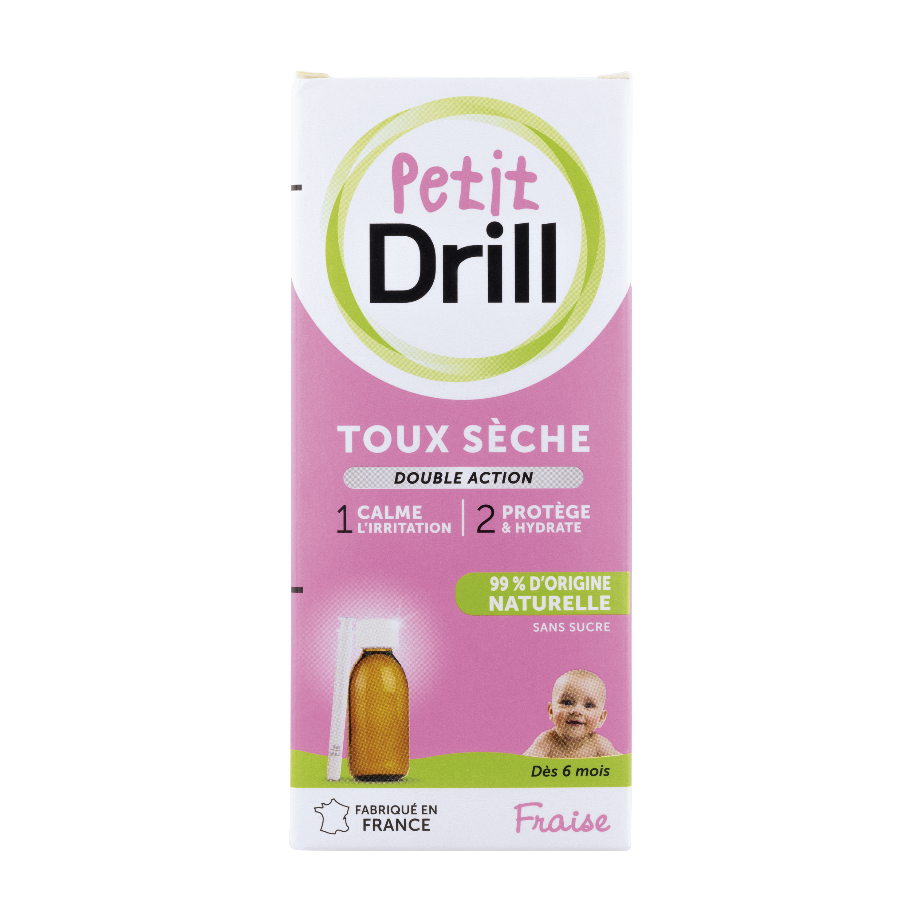 Drill Jarabito tos seca sabor fresa 125 ml