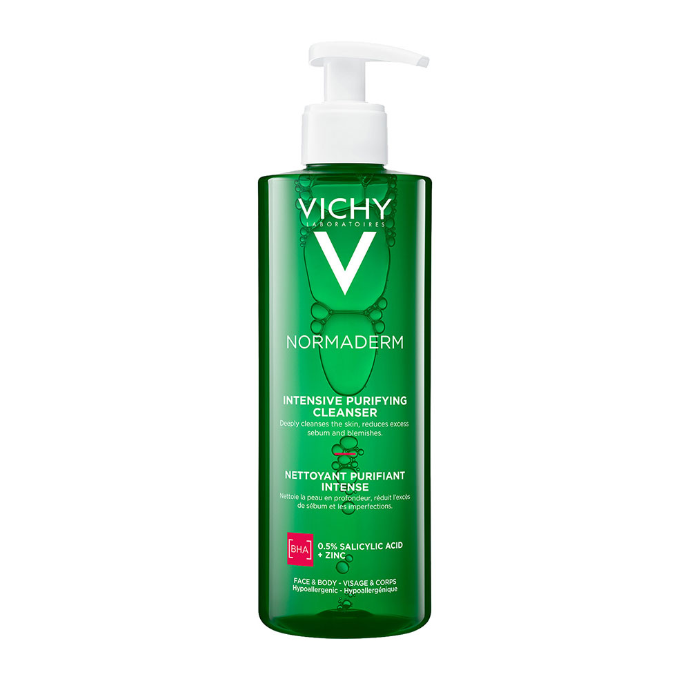 Vichy Normaderm Gel limpiador purificante intenso Cara y cuerpo 400 ml