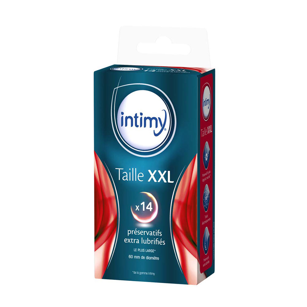 Intimy Preservativos XXL extralubricados x14