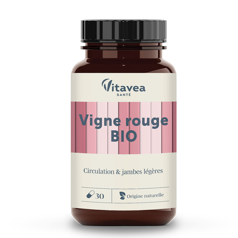Vitavea Santé Nutri'sentiels Vid roja bio circulación 30 cápsulas