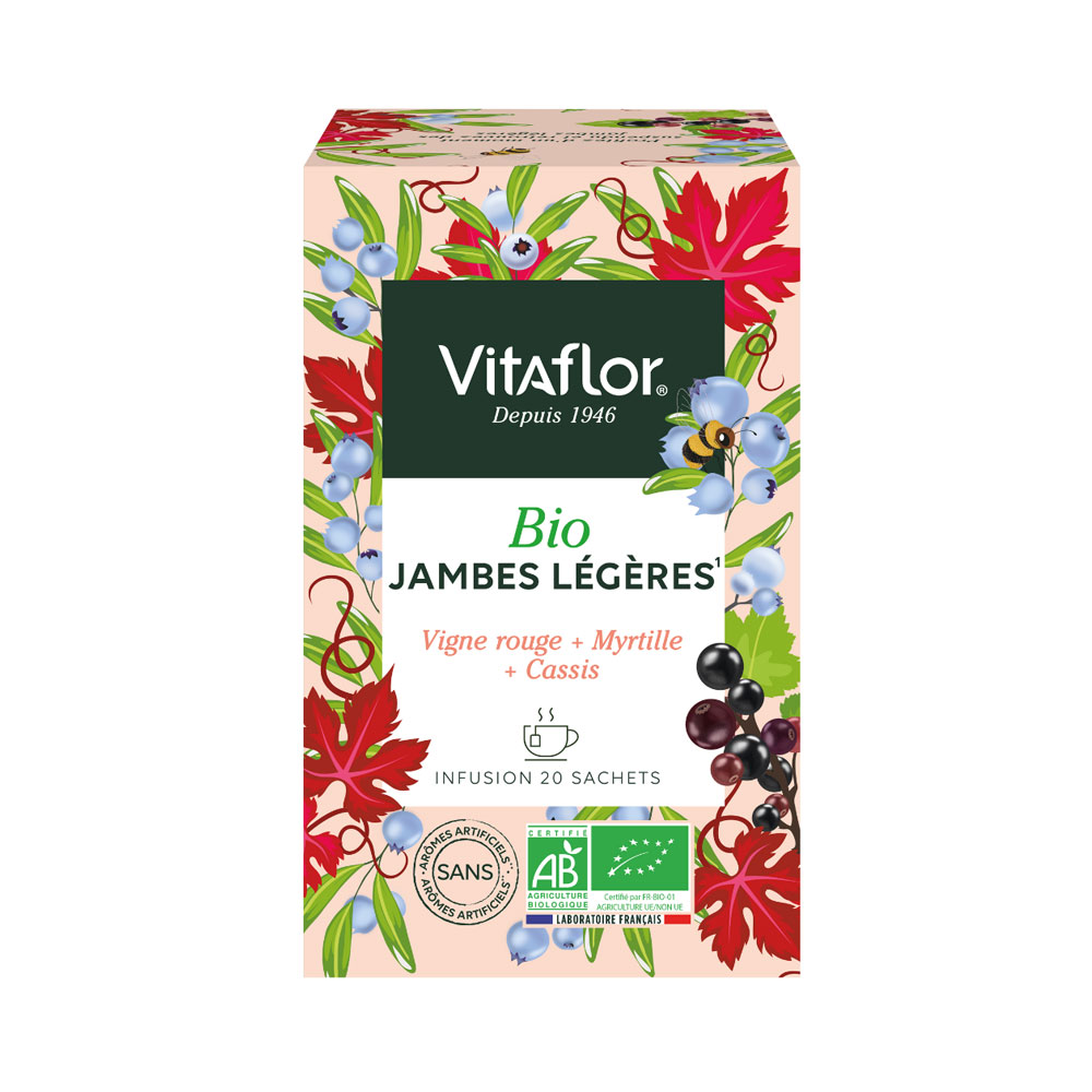 Vitaflor Tisana Bio Piernas ligeras 20 sobres