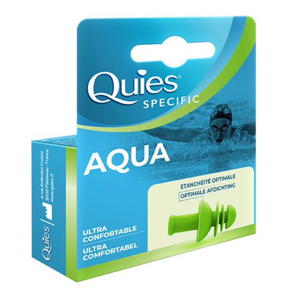 Quies Protectores auditivos Aquaplug Reutilizable 1 par
