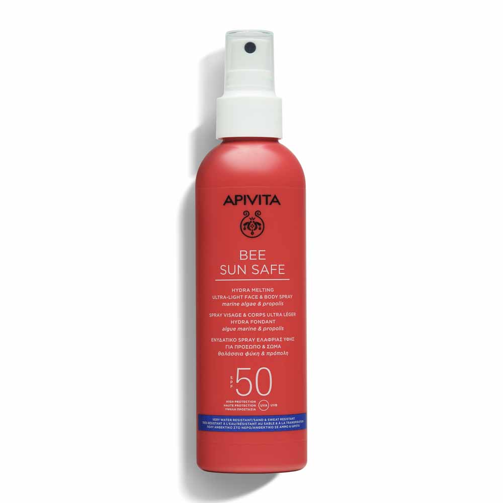 Apivita Bee Sun Safe Spray SPF50 Ultraligero Rostro y Cuerpo 200ml