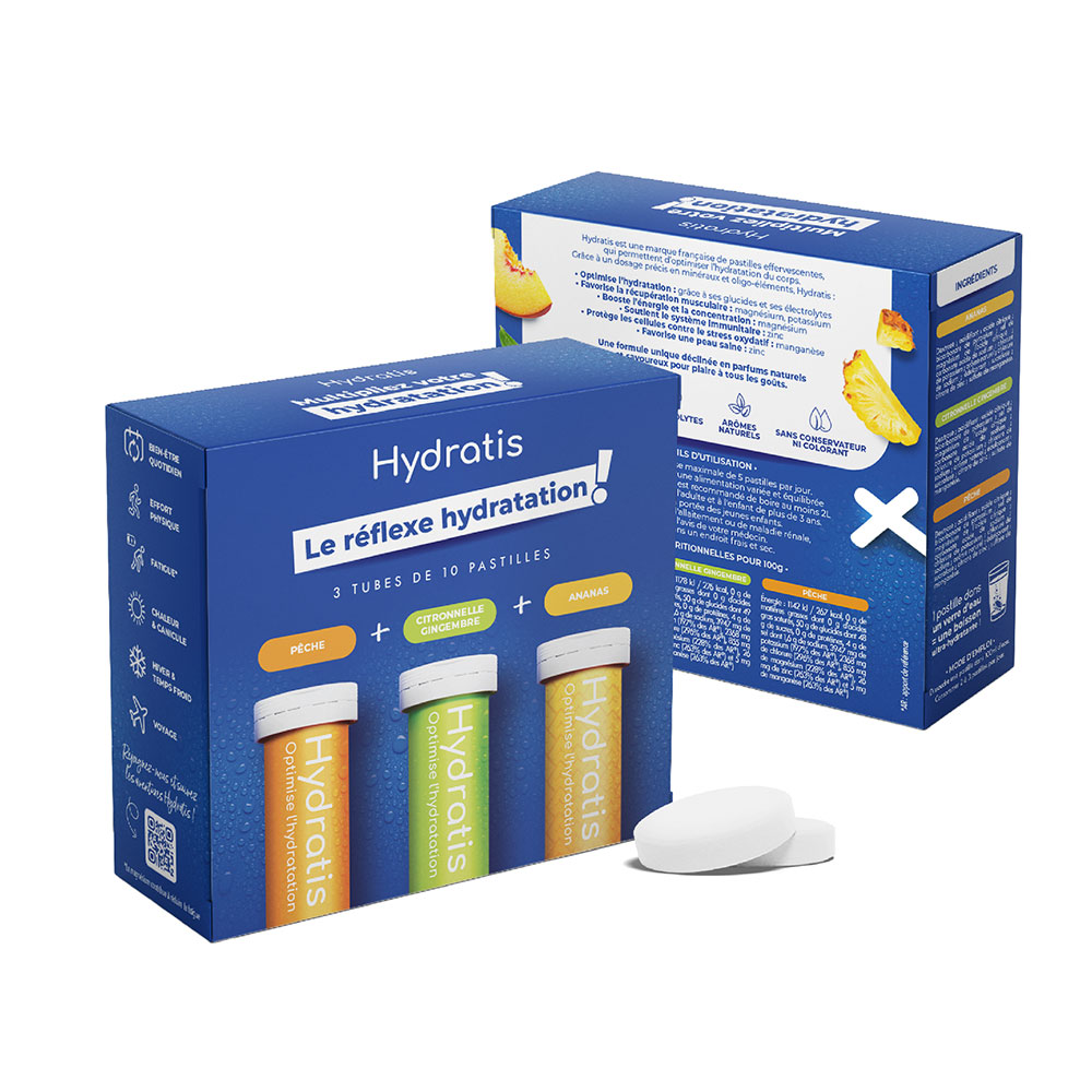 Hydratis Mini pack descubrimiento 30 Comprimidos efervescentes