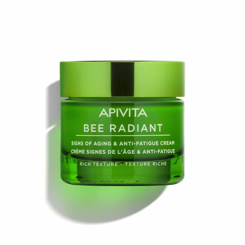 Apivita Bee Radiant Crema signos de la edad antifatiga Texture Riche 50ml