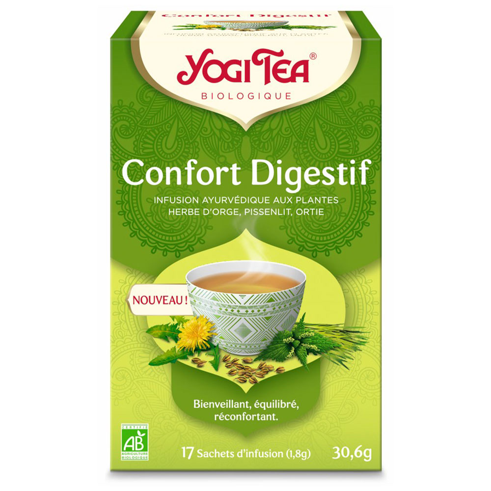 Yogi Tea Infusión Confort Digestivo Bio 17 bolsas