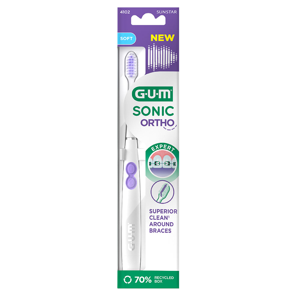 Gum Sonic Ortho Cepillo de dientes sónico x1