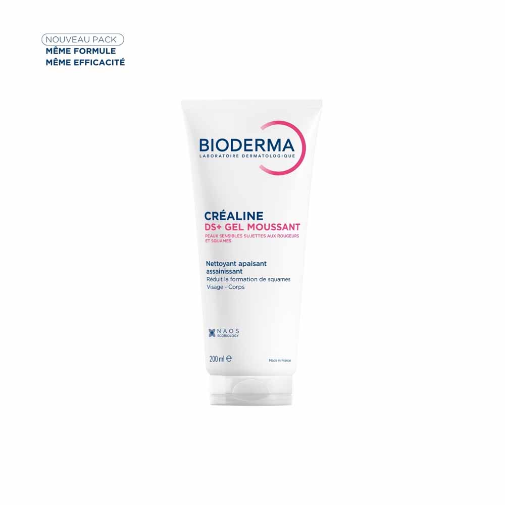 Bioderma Crealine Gel Limpiador Calmante y Purificante DS+ Ds+ Peaux sensibles 200ml