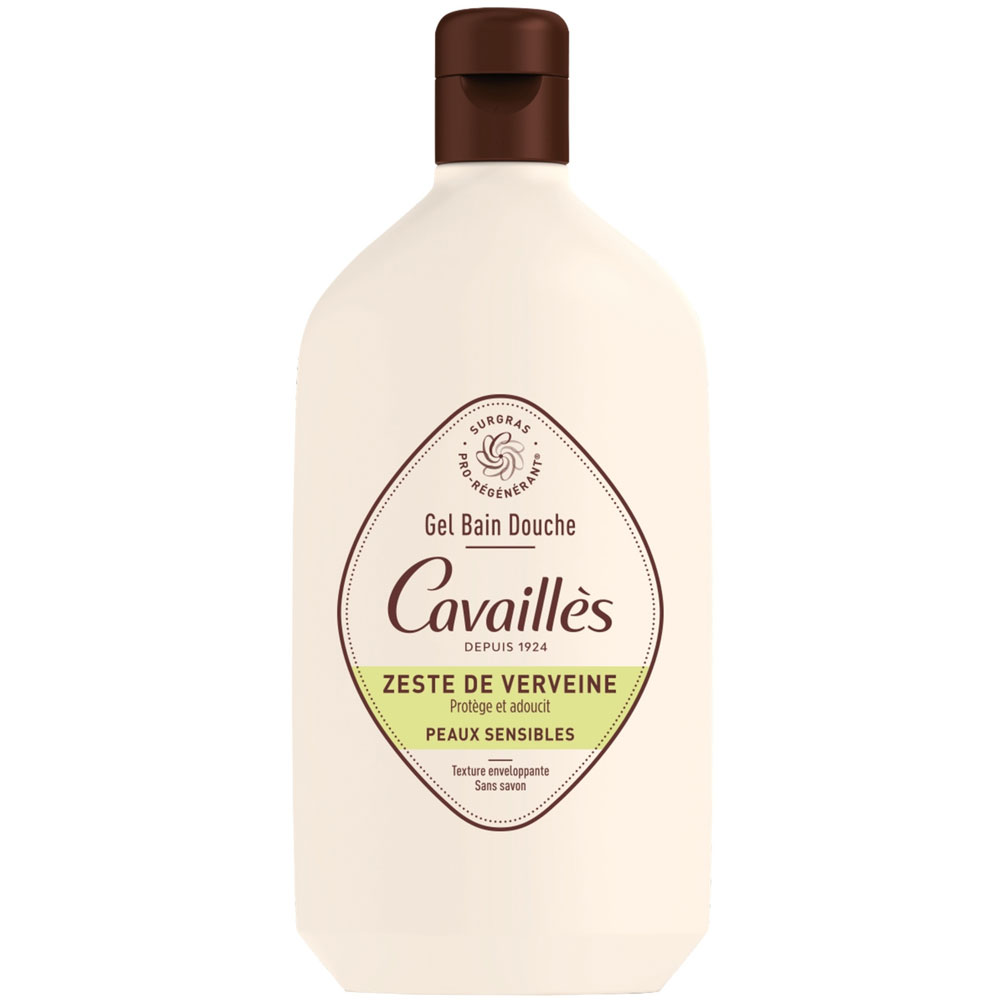 Cavaillès Surgras Pro-Regenerador Gel de baño y ducha Verbena Zest 400 ml