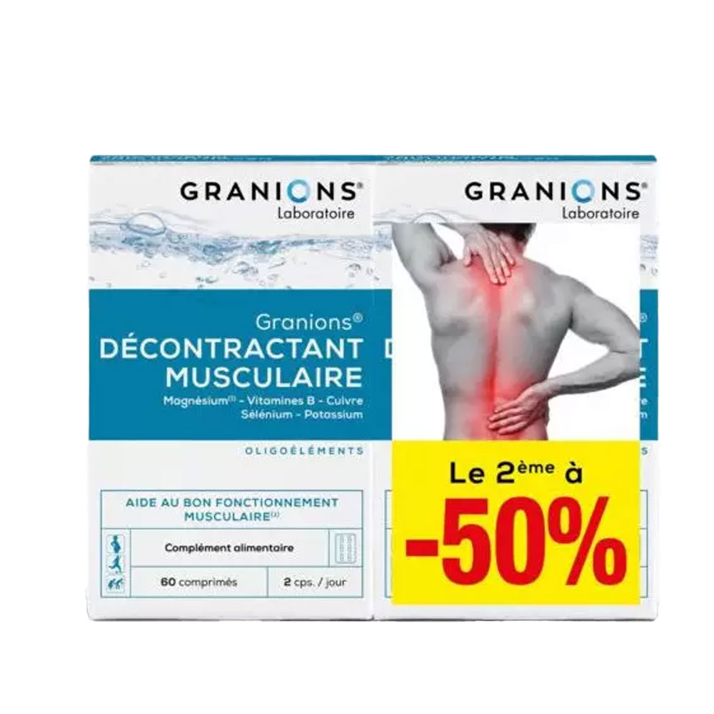 Granions Relajante Muscular 2x60 Comprimidos