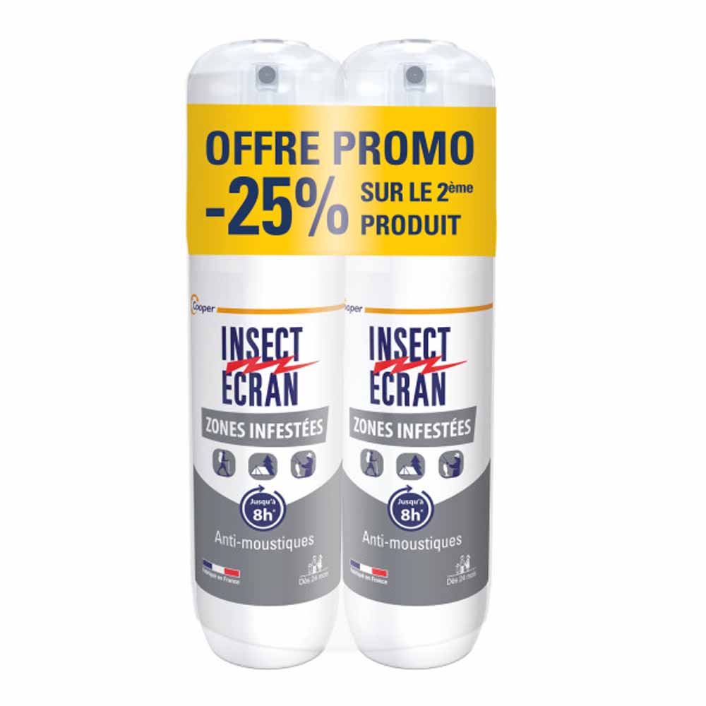 Insect Ecran Piel Antimosquitos zonas infestadas desde 24 meses hasta 8 horas 2 x 100 ml