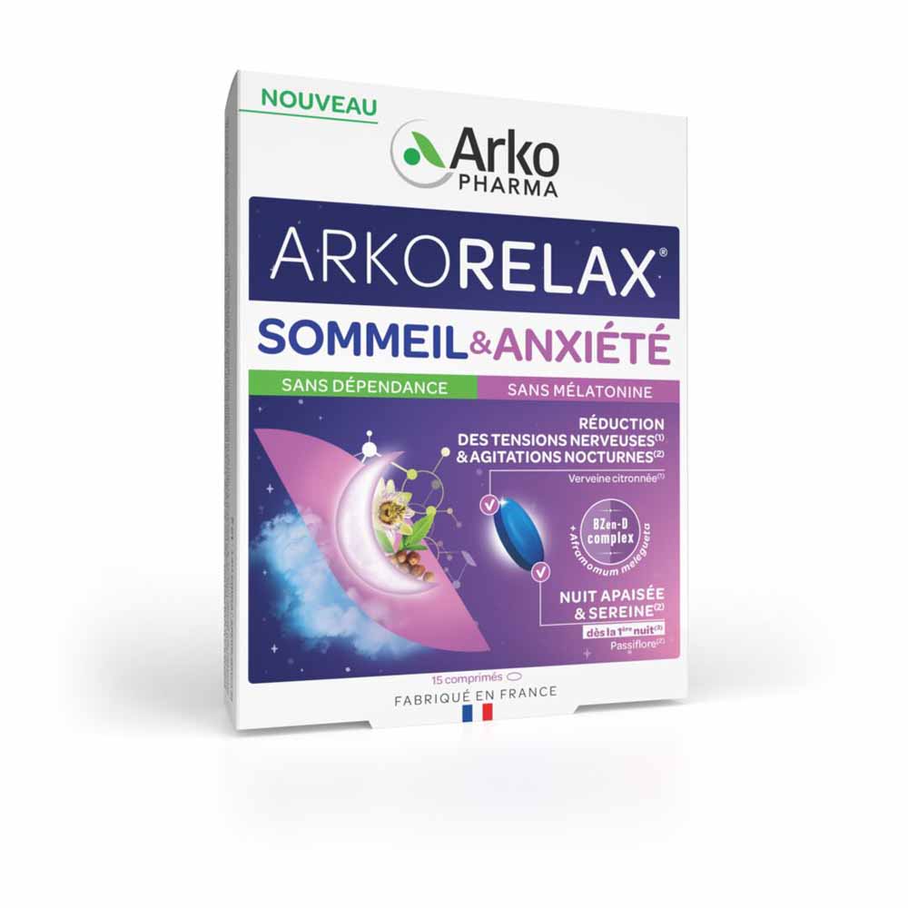 Arkopharma Arkorelax Sueño y ansiedad 15 comprimidos