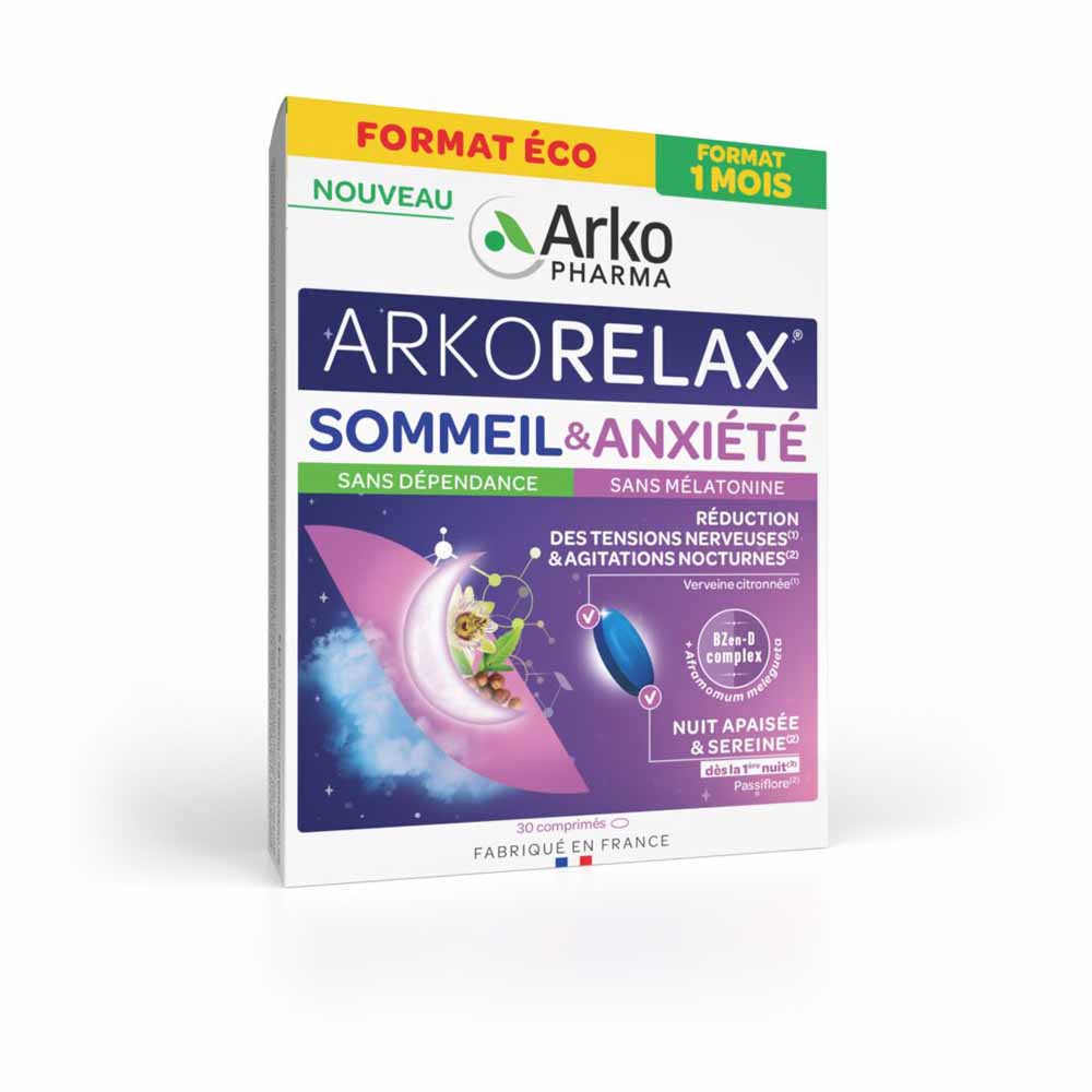 Arkopharma Arkorelax Sueño y ansiedad 30 comprimidos