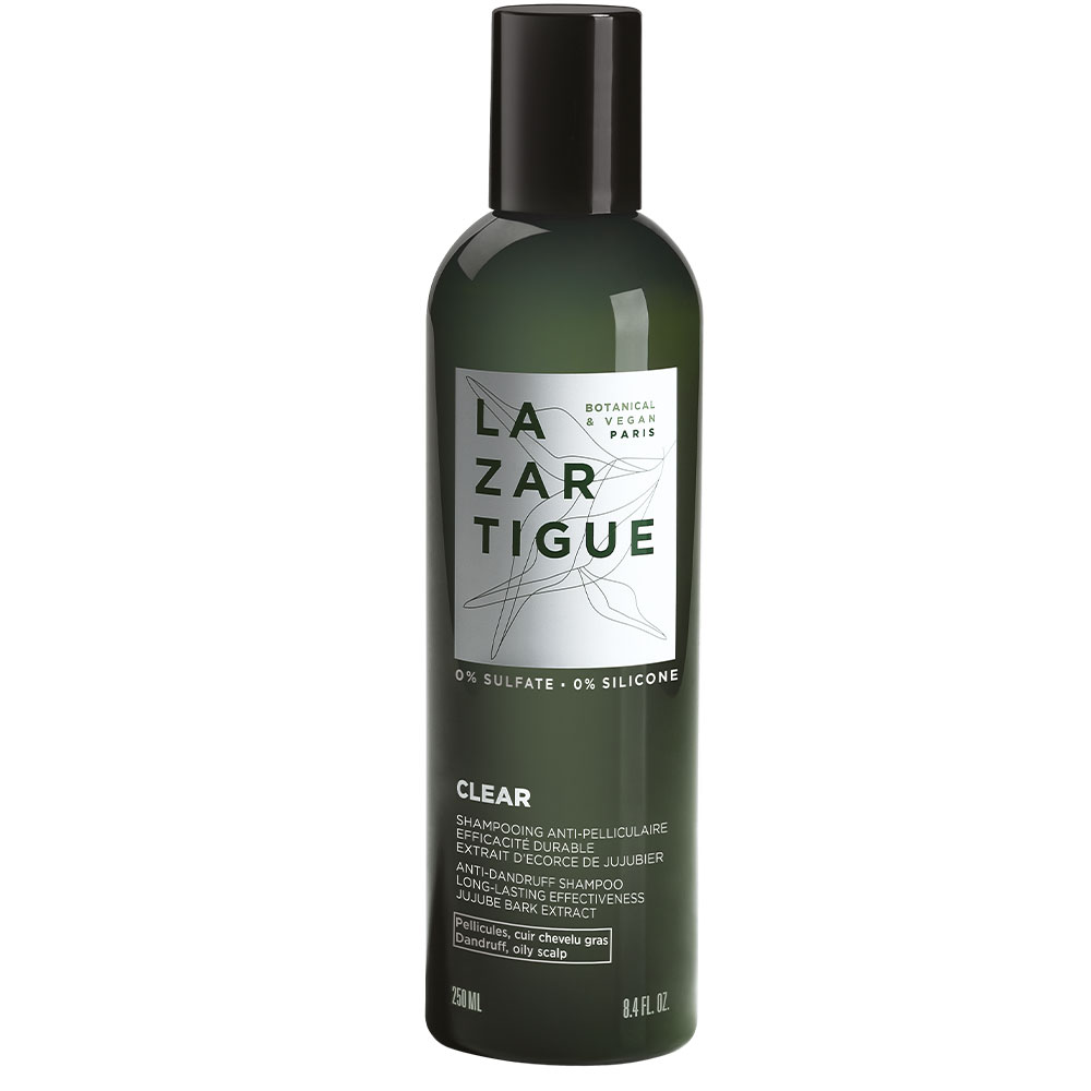 Lazartigue Clear Champú anticaspa Cuero cabelludo graso 250 ml