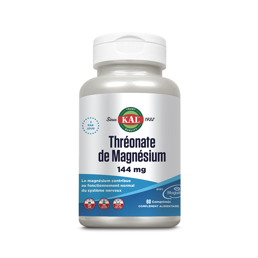 Kal Treonato de magnesio 144 mg 60 comprimidos