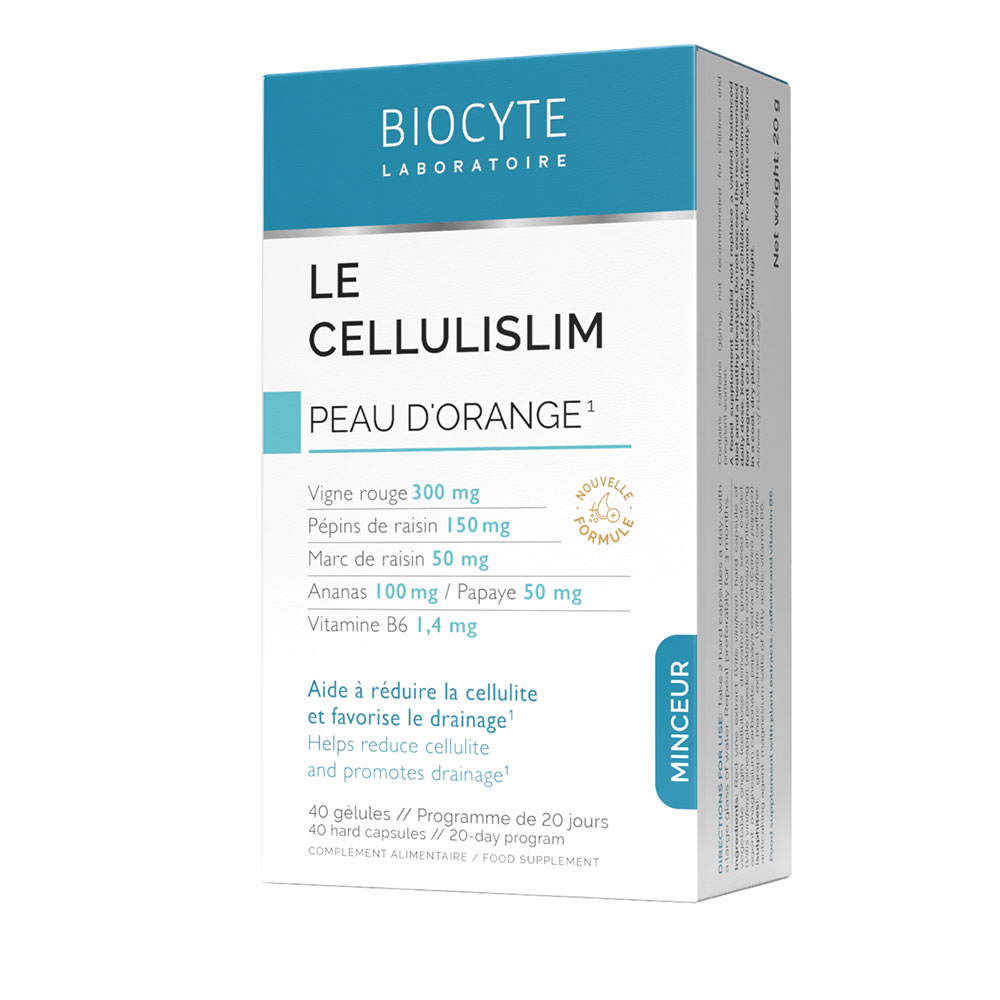 Biocyte Adelgazante Piel de naranja Cellulislim 40 cápsulas