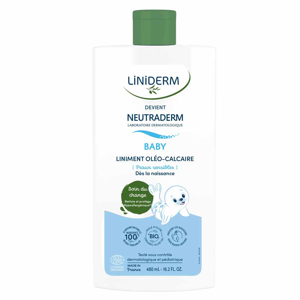 Neutraderm Baby Linimento Oleo-calcareo Certifé Bio 480ml