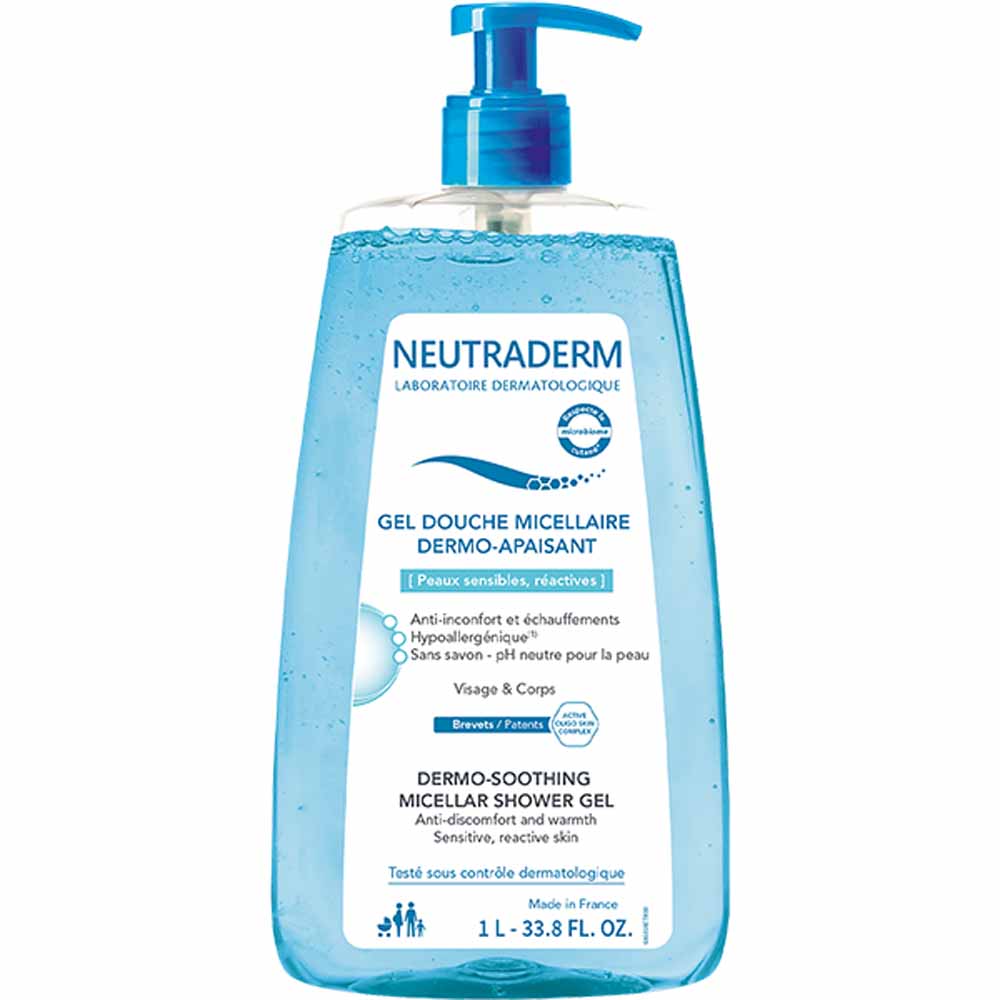 Neutraderm Gel ducha micelar dermo-calmante Piel sensible y reactiva 1L