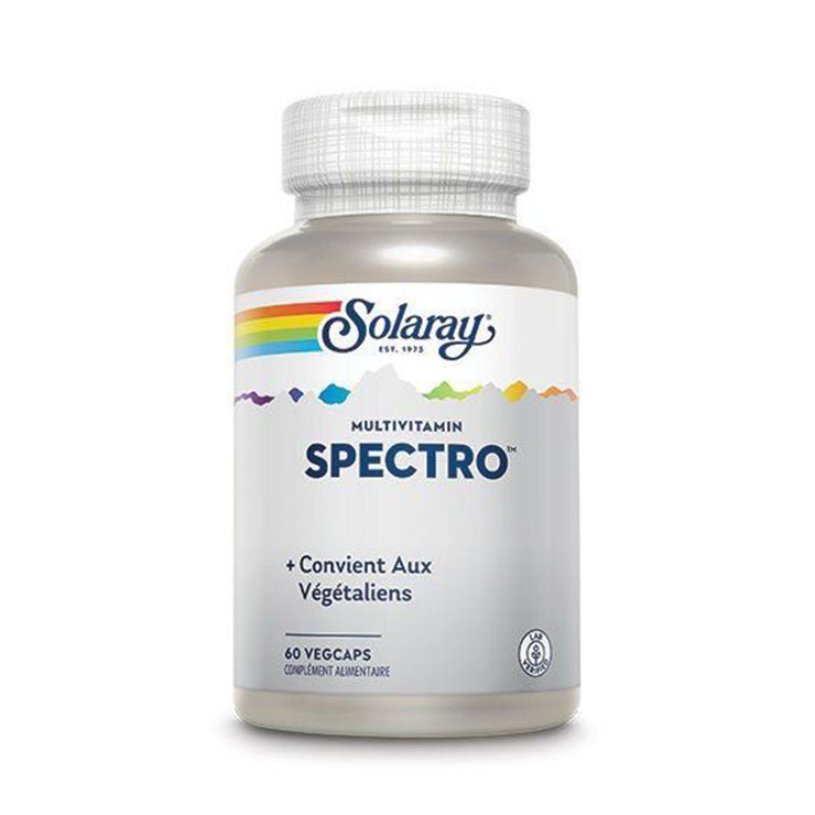 Solaray Spectro Multi-Vitaminas 60 Cápsulas 60 Capsules