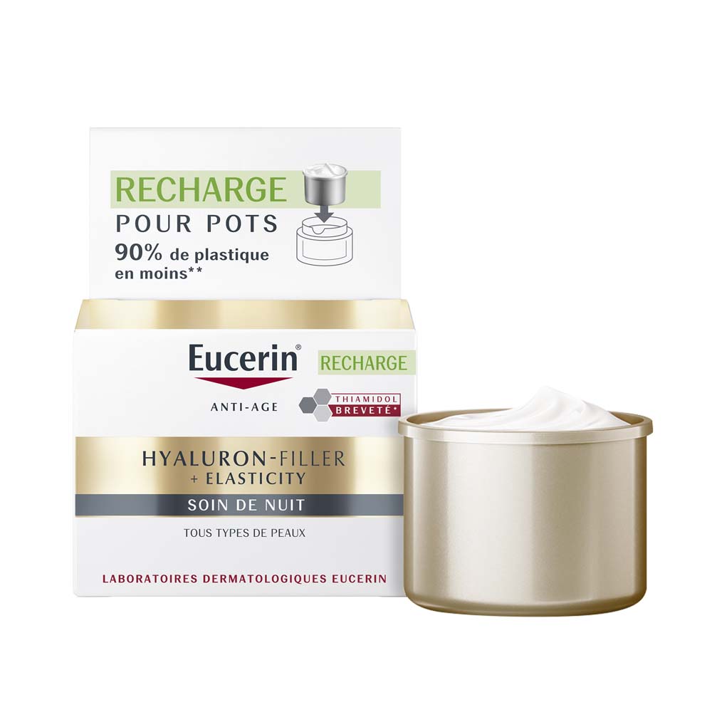 Eucerin Hyaluron-Filler + Elasticity Recambio de Cuidado Nocturno 50 ml